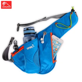 

Outdoor Running Waist Bag Sports Water Bottle Pockets Unisex Belt Cell Phone Pouch Case Hiking Camping Run Waist Pack Purse