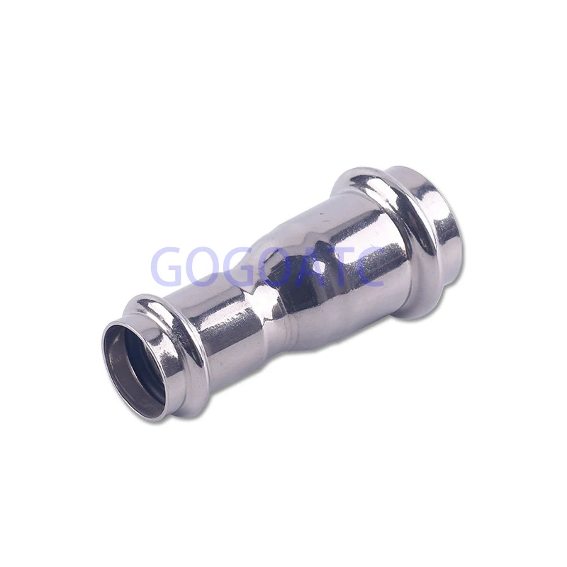 

Ferrule connection water joint straight DN15/20/25/32/40/50 press union reducing stainless steel 304 sanitary pipe fittings