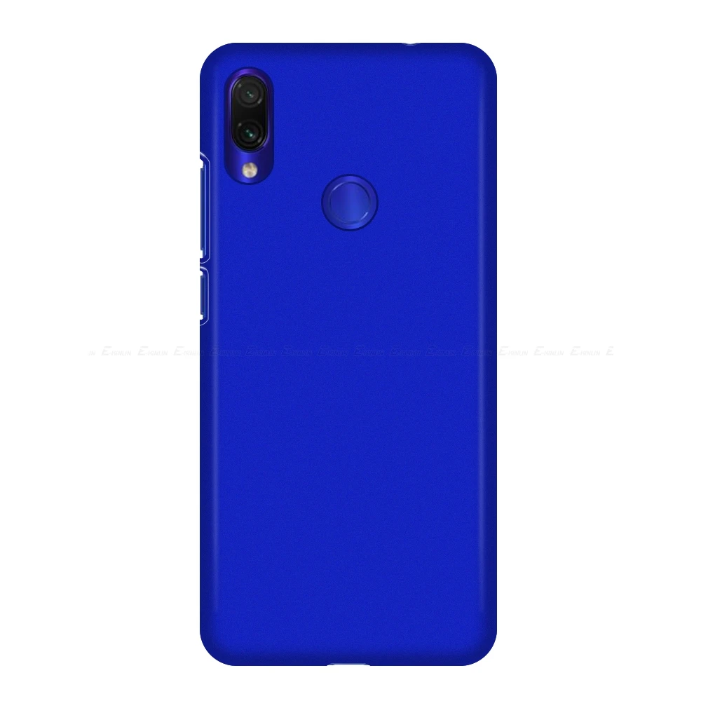Жесткий PC матовый чехол для телефона Ультратонкий тонкий пластиковый чехол для Xiaomi Redmi K20 S2 Note 8 7 6 5 AI 5A Prime Plus Pro 8A 7A 6A GO - Цвет: Темно-синий