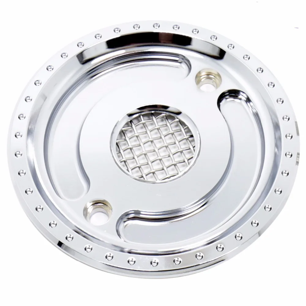 Anteriore Chrome Drive Puleggia Del Motore Della Copertura Fit Harley Sportster Xl 883 1200 48 72 2004-2018 Modelli