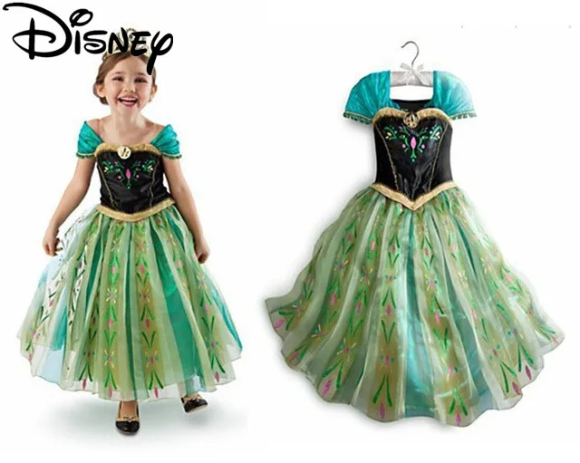 Платье детское Летнее из мультфильма Холодное сердце для девочек|elsa costume kids|elsa