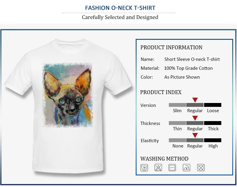Men's Tops Shirts Slim Fit Normal T Shirt Cotton Fabric Round Neck Short Sleeve Casual SPHYNX Clothing Shirt Top Quality