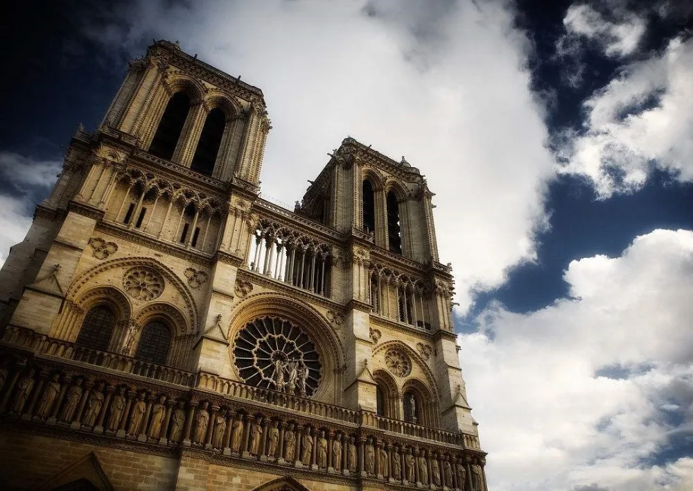 Полный Алмазная вышивка живопись крестиком пейзаж Франция Париж Notre Dame diy наборы