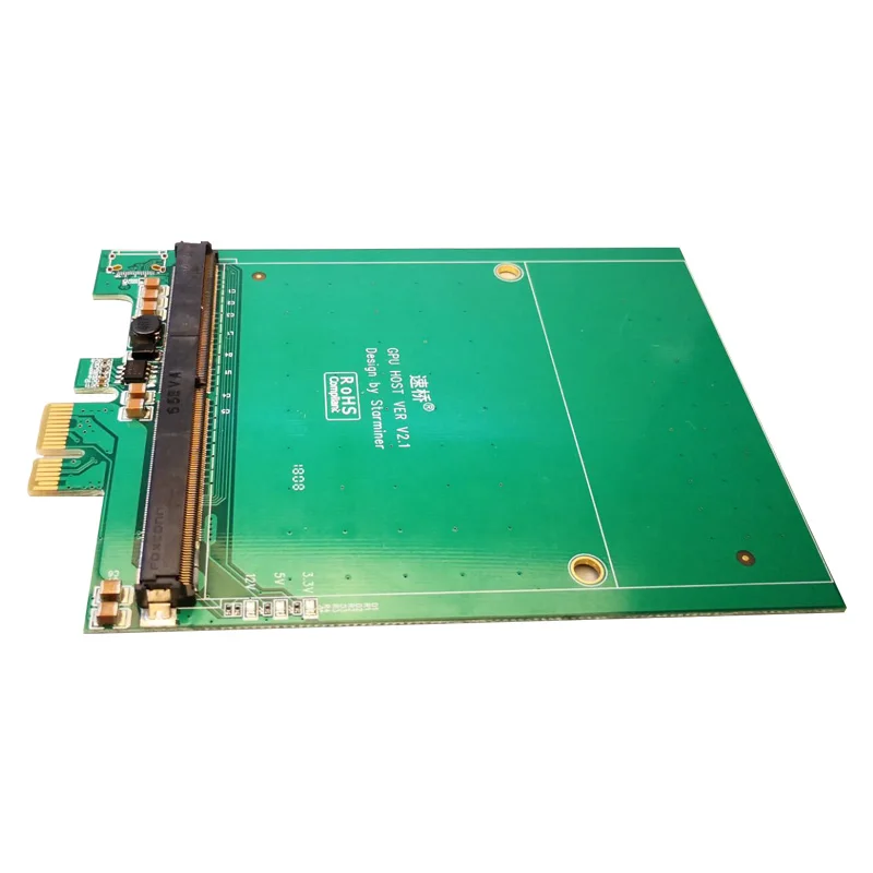 PCI-E к MXM3.0 видеокарта Raiser Riser Card PCI Express X1 к MXM 3,0 адаптер конвертер плата с светодиодный для майнинга BTC