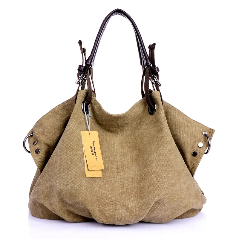 De lona de las mujeres, bolsos de mensajero, mujer bolso bolsas de hombro bolso diseñador de moda Casual de la mujer bolso de gran capacidad bolso