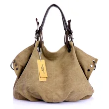 Famous Brand Contton canvas Women Solid Shoulder Bag Fashion Casual Canvas Designer High Quality Handbag Large Capacity Bag Famous Brand Contton canvas Women Solid Shoulder Bag Fashion Casual Canvas Designer High Quality Handbag Large Capacity Bag