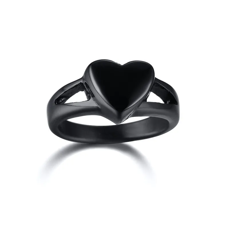 Лапа Печати сердечко Кремация пепельное кольцо с урной для праха нержавеющая сталь для женщин Персонализированные ювелирные изделия