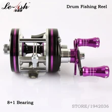 8+ 1 подшипники Горячая барабанная колесная приманка литье Рыболовная катушка металлический материал шестерни 5,3: 1 для литья ловли на крючок