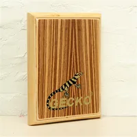 PAD-2 Zebra Wood Cajon Tablet Drum with Case Bag For Percussion Musical Instruments Lover