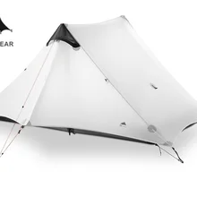 3F UL GEAR 2 Человек Палатка без полюса 2 человек Сверхлегкий UL палатка для кемпинга оборудование LanShan2