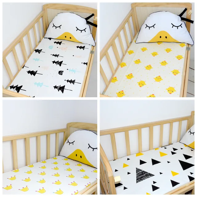 1pc flat sheet baby bed sheets 100 cotton baby bedding blanket print flat sheets