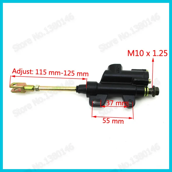 

Rear Brake Master Cylinder Pump For Pitster Pit Dirt Bike 110 125 140cc Chinese CRF KLX TTR Piranha IMR GIO Demon Atomik SSR YCF