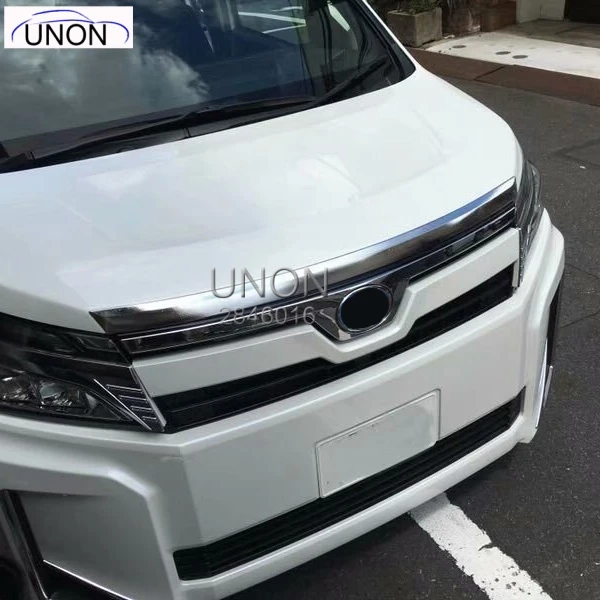 Для Toyota Voxy R80 2018 2019 Abs хромированный передний капот решетка гриля бампер губа