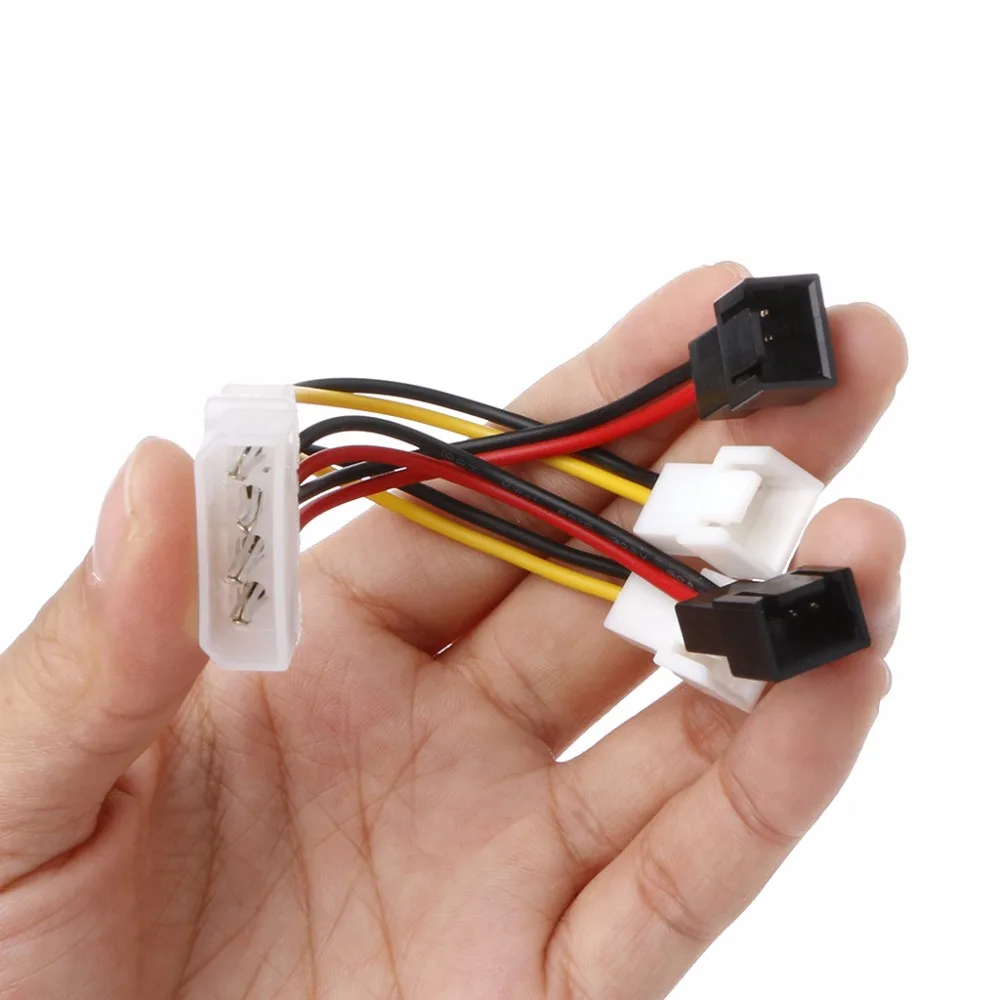 IDE Molex 4 контактный в 4X 3 TX3 чехол Вентилятор охлаждения адаптер питания конвертер