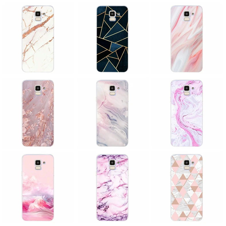 TPU Pattern For Samsung Galaxy A3 A5 2017 2016 S3 S8 S9 Puls S7 Edge Soft Cover Design Marble Diamond Back Fundas D184 |