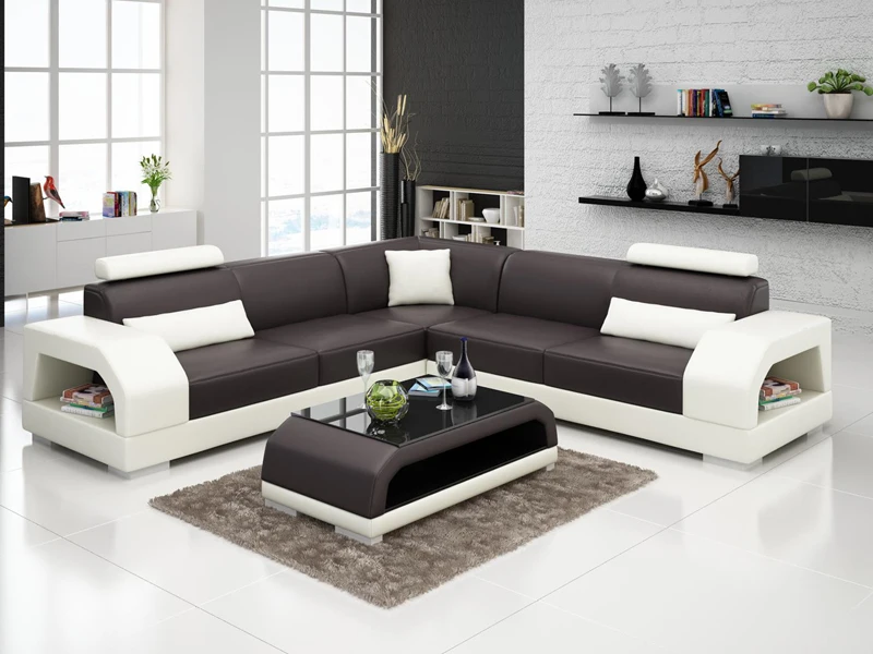 G8001B-Dark Brown+Off White1