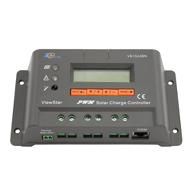 

10A Epever PWM Solar Charge Controller 12V/24VDC Auto ViewStar Solar Regulator Lighting and Timer Controller RS485 Connect CE