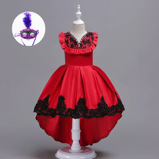 claret flower girl dresses