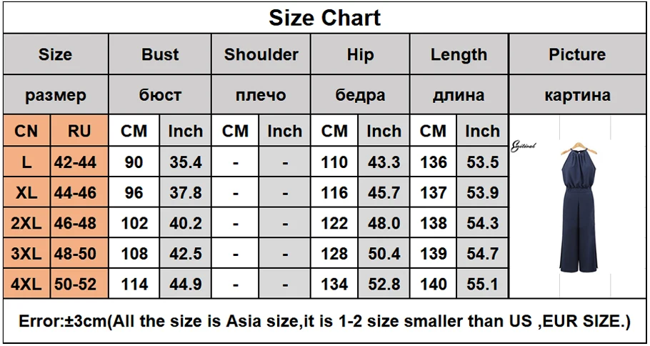 1193 size table