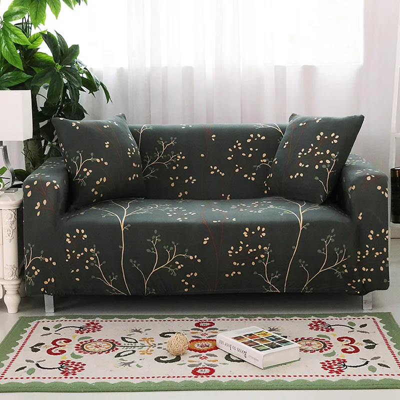 Universal stretch sofa cover Printing seat flower sofa
