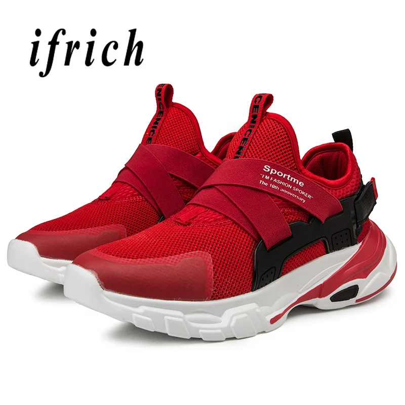 

2019 New Running Shoes For Boys Mesh Summer Athletic Men Shoes Designer Mens Best Sneakers Anti-Slip Men Training Shoes