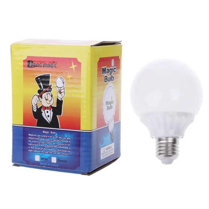 

Controllable Light Bulb Magic Lamp Need Magnet Ring Magic Illusion Magic Tricks Magic Toy Easy Christmas Gifts