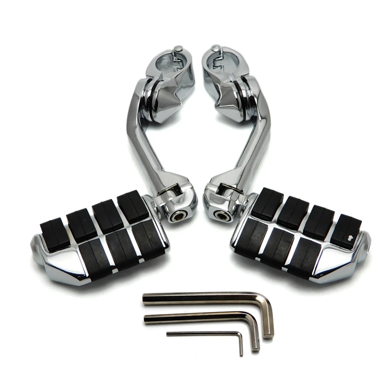 32mm (1-14)(1.25) Motorcycles Foot Pegs Long & Short Highway Clamps For Touring Electra Road King Street Glide for Honda New (11)