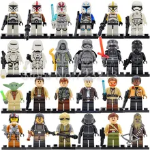 Single Sale Clone Trooper Yoda Luke Obi Wan Kenobi Figure Star Wars Building Blocks Sets Model Bricks Toys
