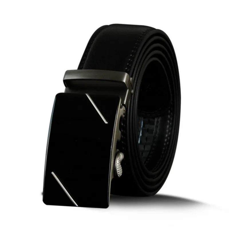 

SOEI Leather Automatic Buckle Cowskin Mens Belt Designer Belts Men High Quality Mens Belts Luxury Mens Black Brand Leather Belt