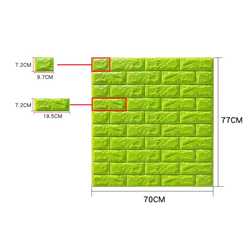 3D Wall Stickers Brick Pattern Waterproof Self Adhesive Wallpaper Room Home Decor For Kids Bedroom Living Room Stickers 3D Wall Stickers Brick Pattern Waterproof Self Adhesive Wallpaper Room Home Decor For Kids Bedroom Living Room Stickers