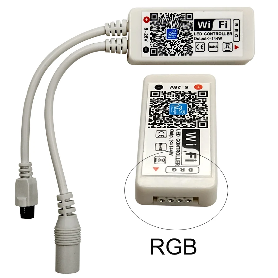 Wifi RGB/RGBW светодиодный контроллер Мини DC12V с RF 21Key/IR 24Key пульт дистанционного управления для RGB/RGBW светодиодные ленты