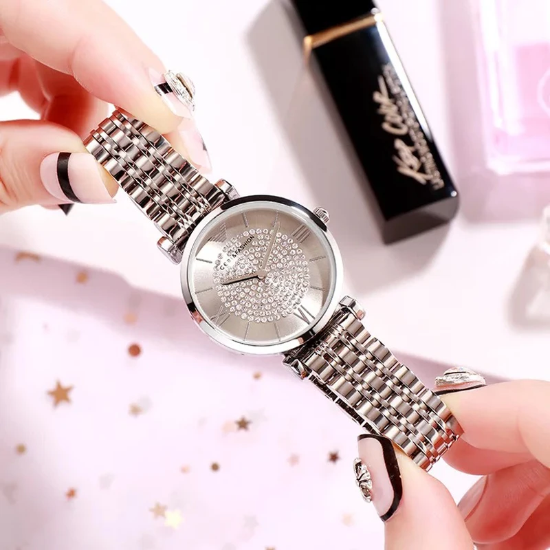 

GEDI New Women Watces Luxury Relogio Feminino Rose Gold Dial Fashion Montre Femme Ladies Watches Ladies Women Wristwatches