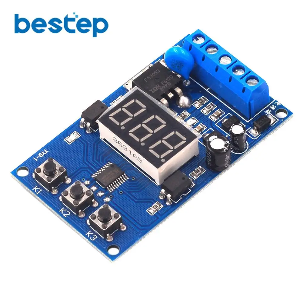 

MOS Tube Control Board Instead of Relay Module 12 24V Trigger Cycle Timing Delay Switch
