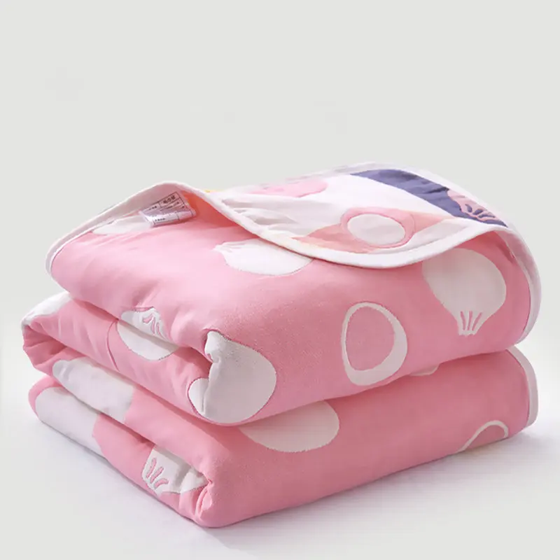 

Super Quality Baby Cotton 3 Layer Blanket Single And Double Person Quilt Child Nap Blanket Sunmmer Thin Breathable Baby Blanket