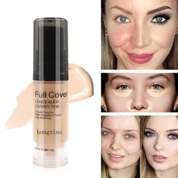 

Full Cover 6 Colors Liquid Concealer Makeup 6ml Eye Dark Circles Cream Face Corrector Waterproof Make Up Base Cosmetic