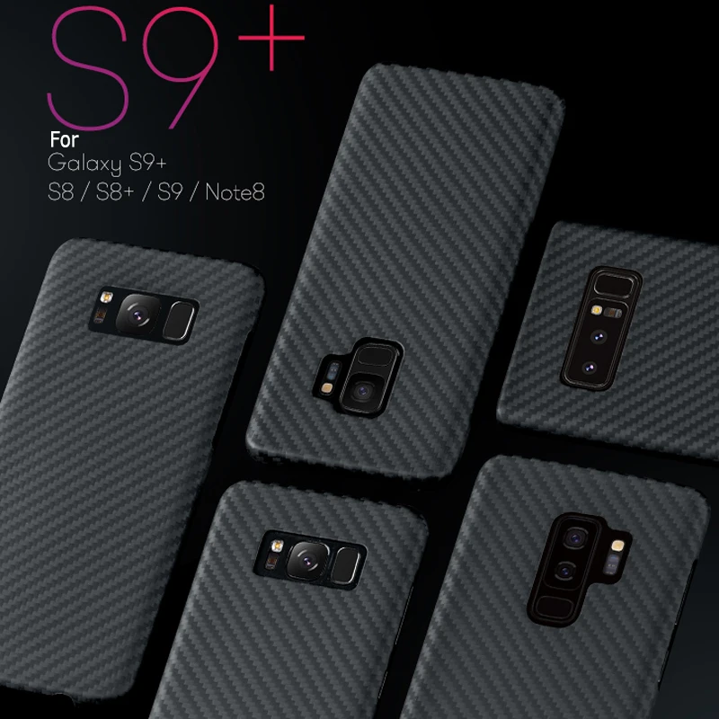 Carbon Fiber Case For Samsung Galaxy S21 Ultra S10 Plus S20 Plus Note 20 10 Matte Aramid Fiber Ultra Thin Phone Cover