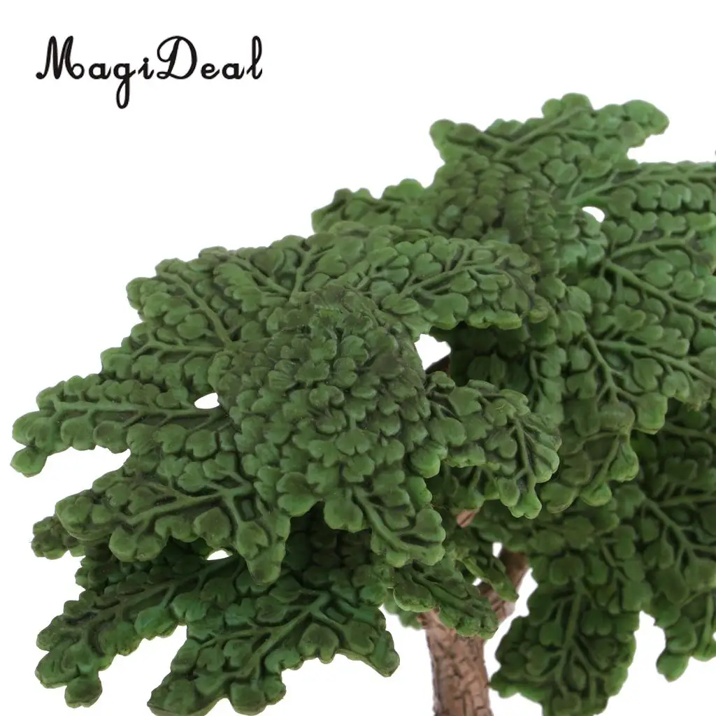 Simulation Pine Trees Mini Bonsai Coco Pine Ancient Cycad Tree Micro Landscape Cypress for Diorama Scenery Toys