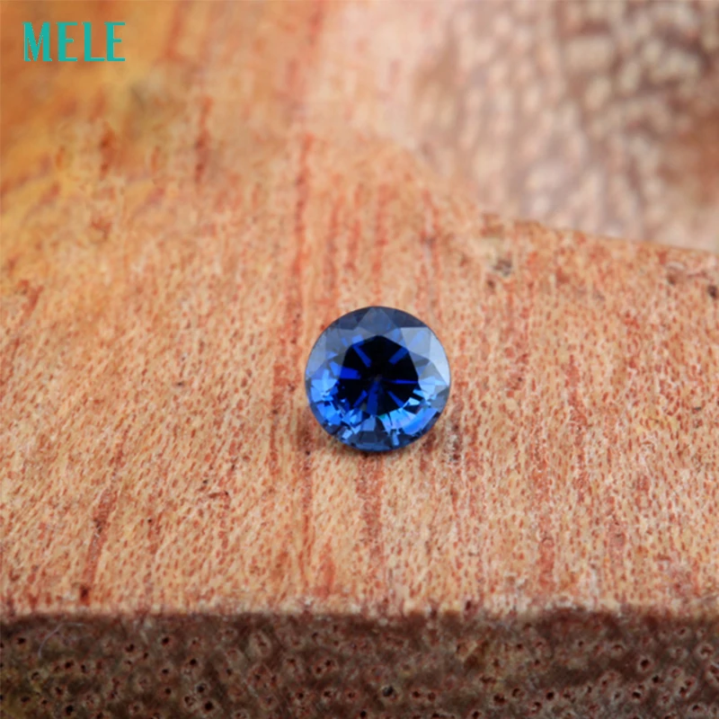 Natural Sapphire loose gemstone for jewelry making,2mmX2mm round cut,bright and clean DYI mian stone