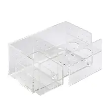1 шт. органайзер для косметики Настольный пылезащитный акриловый Органайзер для макияжа ювелирных изделий для дома