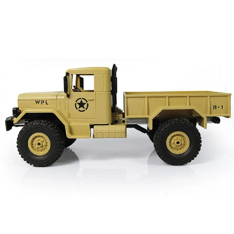 Military RC Truck 2.4G Four Wheel WPLB-14 Off Road Vehicle Remote Simulation Of Military Vehicle Climbing Toy Car Dirt Bike (8)