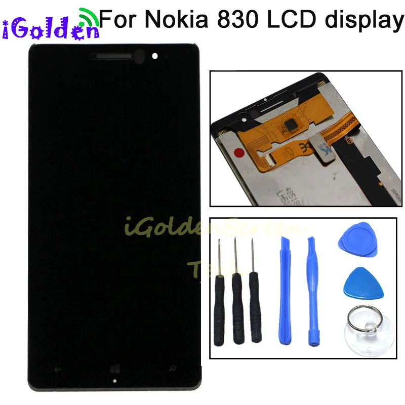 5 дюймов черный для Nokia Lumia 830 RM-984 ЖК-дисплей + сенсорный экран с дигитайзером в