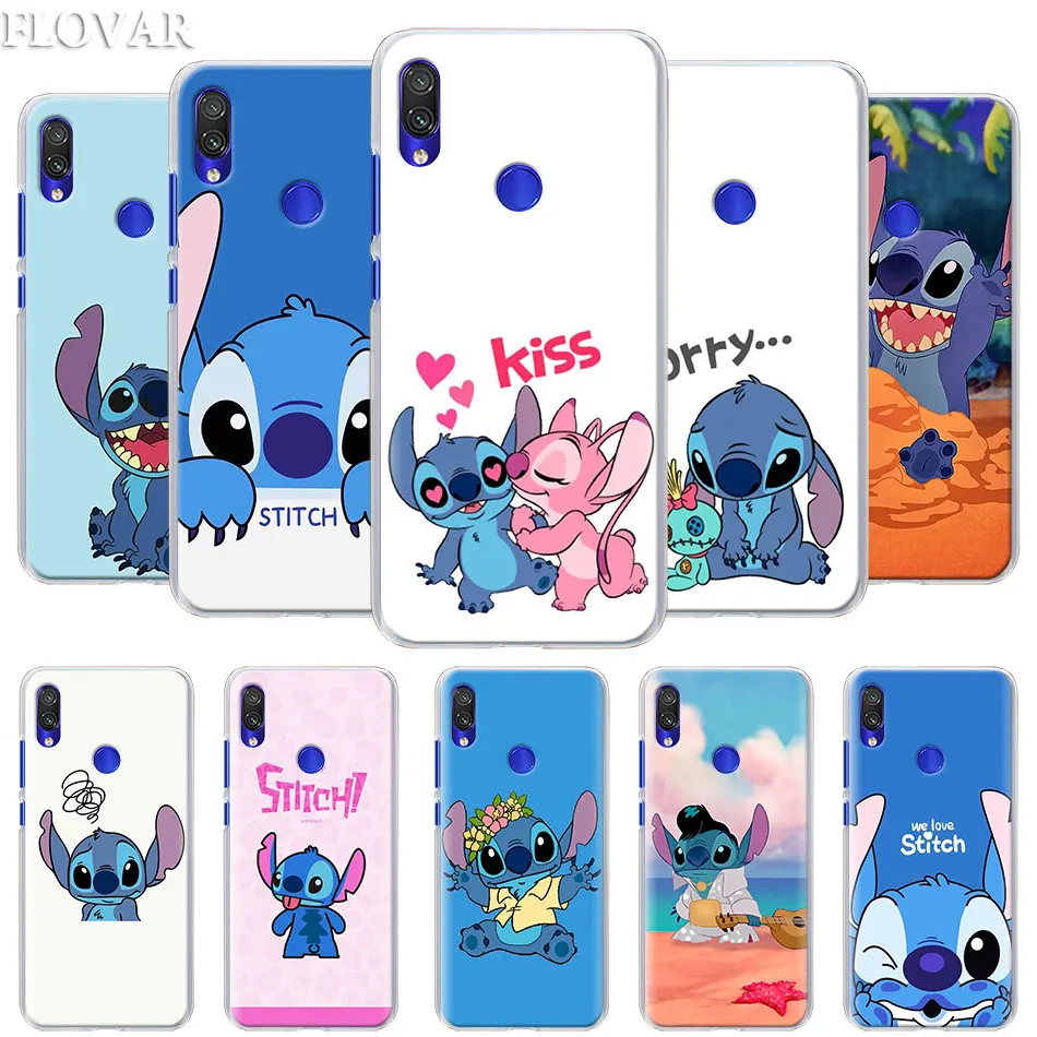 

Cute Cartoon Stich Phone Case for Xiaomi Redmi 7 5 6 Pro Note 7 Pro 5 5A 6 Mi A1 A2 8 Lite 9 Case Coque