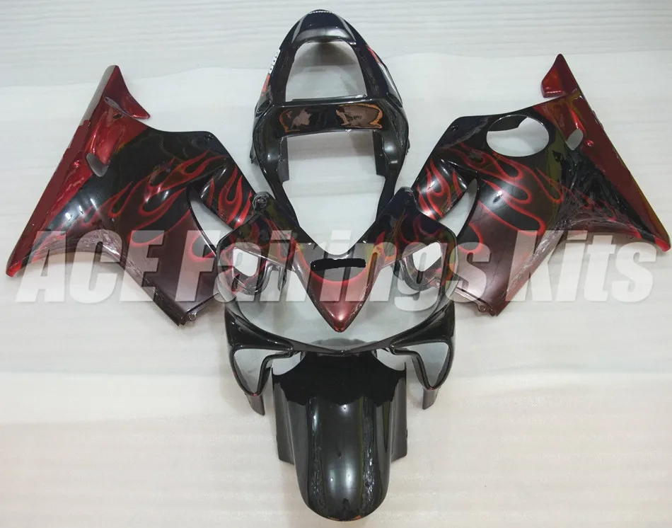 

New Bodywork ABS fairings Kits Fit for HONDA Injection molded CBR 600 F4i FS 01 02 03 CBR600 2001 2002 2003 Red flame