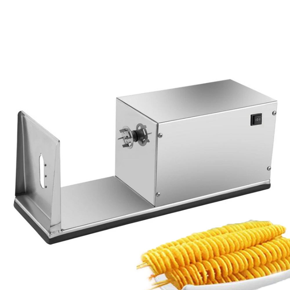 

Stainless Steel Spiral Potato Machine Automatic Tornado Potato Slicer Cutter Tools Vegetable & Fruit Slicer Machine