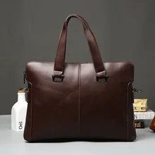 Männlichen vertikalen typ business aktentasche vintage männer crazy horse leder handtasche large messenger taschen business laptop taschen männer