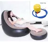 Inflatable Furniture Chair Sofa Lounger with Ottoman Foot Stool Rest Single Couch Beanbag Living Room Outdoor Air Lounge Chairs 1
