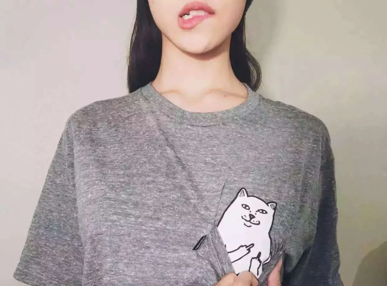 ripndip cat shirt womens