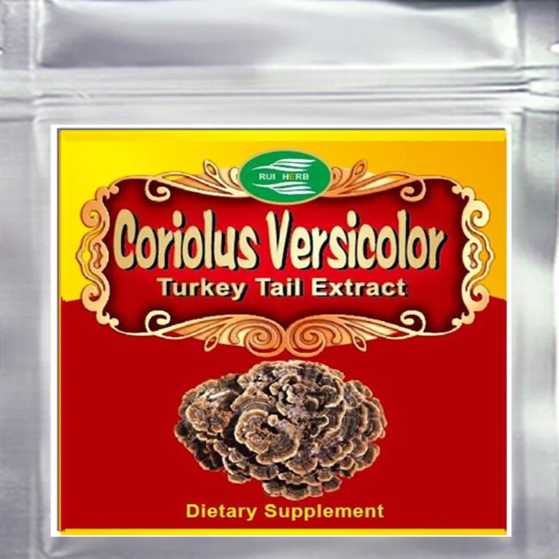 

500gram Coriolus Versicolor (Turkey Tail) Extract 50% Polysaccharide Powder free shipping