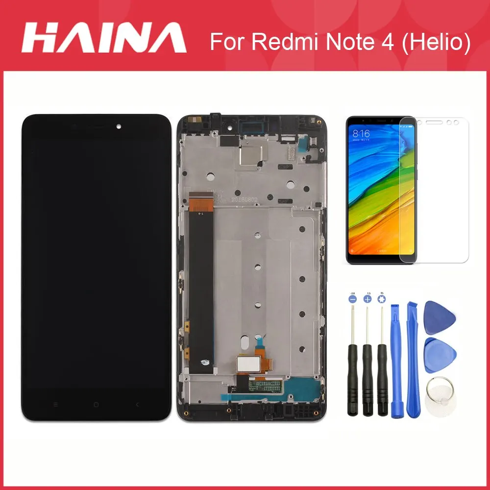 Red mi Note4 LCD China For Xiaomi Redmi Note 4 LCD Screen Display Touch ...