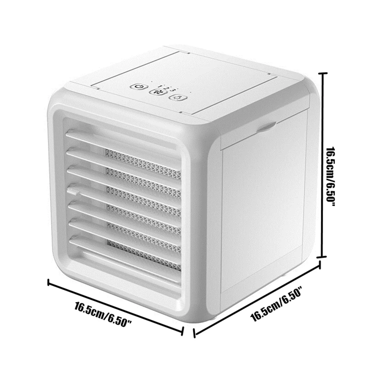 Mini Portable Air Conditioner Conditioning Humidifier Purifier USB 7 Colors Light Desktop Air Cooler Fan With 2 Water Tanks Home